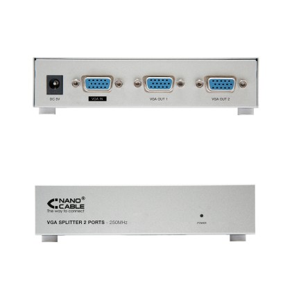 Nanocable 10.25.0002 ripartitore video VGA 2x VGA