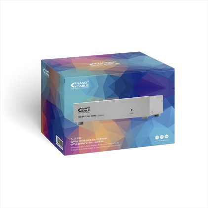 Nanocable 10.25.0002 ripartitore video VGA 2x VGA