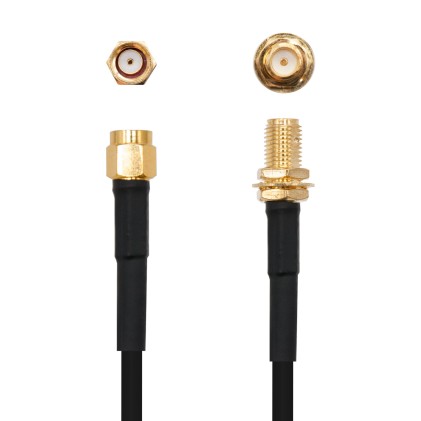 Nanocable 10.26.2004 cavo coassiale 4 m SMA Nero