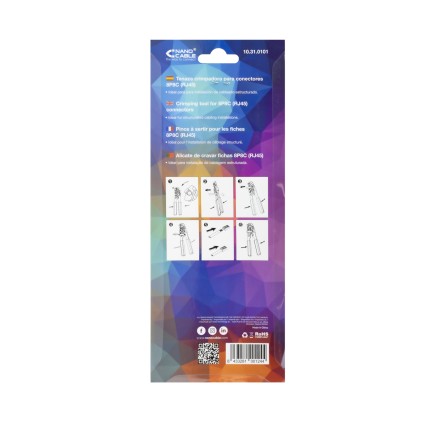 Nanocable 10.31.0101 pinza crimpatrice Nero