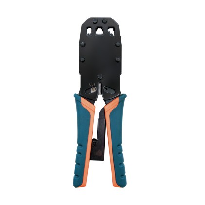 Nanocable 10.31.0102 pinza crimpatrice Nero, Arancione