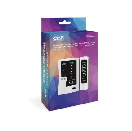 Nanocable 10.31.0301 tester per cavo di rete Grigio