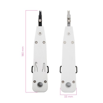 Inseritore per nanocavi tipo KRONE per il montaggio