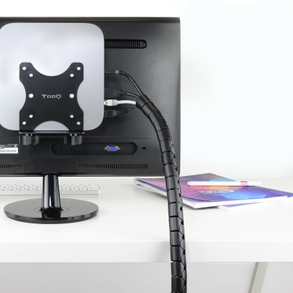 Nanocable 10.36.0002-BK guaina per cavo Nero 2,5 cm