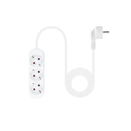 Nanocable 10.38.0003-NS prolunghe e multiple 1,4 m 3 presa(e) AC Interno Bianco