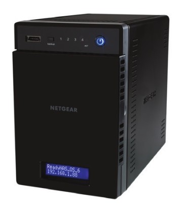 Netgear Nas Readynas 4Bay 2,5/3,5 Hdd/Ssd  (Max32Tb) 2 Porte Gigalan 3 Porte Usb3.0