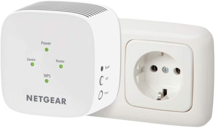 Repeater Wi Fi Netgear Ex-3110-100Pes Ac750 Range Extender White