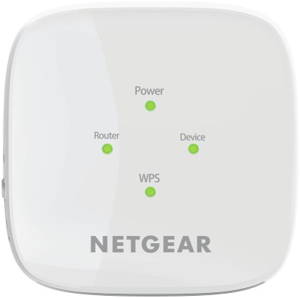 Repeater Wi Fi Netgear Ex6110-100Pes Ac1200 Range Extender White