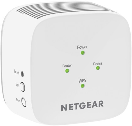 Repeater Wi Fi Netgear Ex6110-100Pes Ac1200 Range Extender White