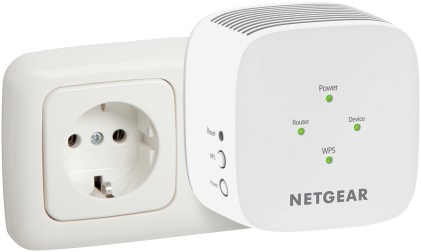 Repeater Wi Fi Netgear Ex6110-100Pes Ac1200 Range Extender White