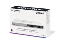 NETGEAR 28-Port Gigabit Switch 24x1G Copper 2x1G SFP 2x10G SFP + Smart Cloud Switch Insight App