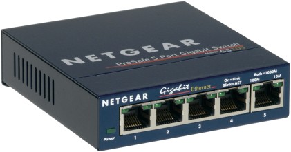 Netgear GS105 Non gestito Gigabit Ethernet (10/100/1000) Blu