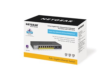 NETGEAR GS110TP Gestito L2/L3/L4 Gigabit Ethernet (10/100/1000) Supporto Power over Ethernet (PoE) Grigio