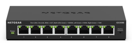 NETGEAR Switch Ethernet Plus a 8 porte GS308E
