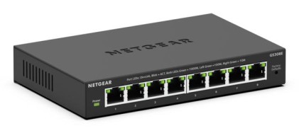 NETGEAR GS308E Gestito L2/L3 Gigabit Ethernet (10/100/1000) Nero