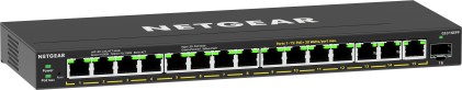 Netgear Switch 16 Porte Di Cui 15 Poe, 231W, Vlan, Qos, Igmp Snooping