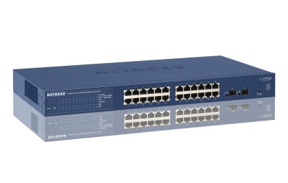 Switch Netgear Prosafe 24P Gigabit Feature:128Vlan-Rstp-Mstp