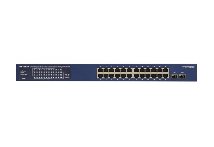 NETGEAR GS724TP-300EUS switch di rete Gestito L2/L3/L4 Gigabit Ethernet (10/100/1000) Supporto Power over Ethernet (PoE) Blu