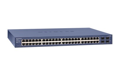 Netgear GS748T Gestito L2+ Gigabit Ethernet (10/100/1000) Blu