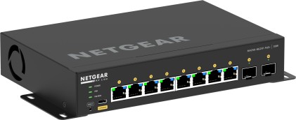 Netgear Switch 10 Porte Poe Managed 8Xpoe+ 220W, 2Xsfp+