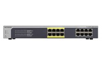 Netgear Switch 16 Porte Gigabit Di Cui 8 Poe Formato Rack 1U Prosafe Plus