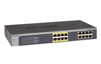 Netgear Switch 16 Porte Gigabit Di Cui 8 Poe Formato Rack 1U Prosafe Plus
