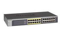 Netgear ProSafe Plus JGS524PE Gestito L3 Gigabit Ethernet (10/100/1000) Supporto Power over Ethernet (PoE) Nero