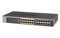 Netgear ProSafe Plus JGS524PE Gestito L3 Gigabit Ethernet (10/100/1000) Supporto Power over Ethernet (PoE) Nero