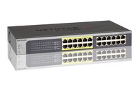 Netgear ProSafe Plus JGS524PE Gestito L3 Gigabit Ethernet (10/100/1000) Supporto Power over Ethernet (PoE) Nero