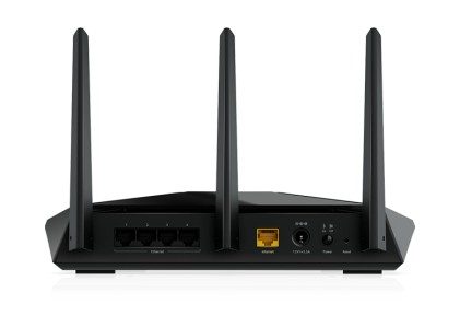Netgear Router Wi-Fi 6 Ax2400 Dual Band Fino A 2.4Gbps, 1Xwan + 4Xlan Gigabit, 1Xusb 3.0