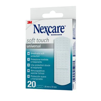Nexcare 7100225020 fasciatura adesiva 2,5 x 7,2 cm 20 pz