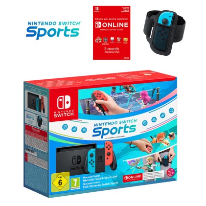 Nintendo Switch Sports Set console da gioco portatile 15,8 cm (6.2") 32 GB Touch screen Wi-Fi Blu, Grigio, Rosso
