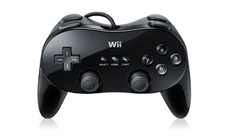 Nintendo WII Controller Classic Pro Black
