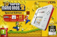 2DS Console Bianco/Rosso + New Super Mario Bros 2 Edizione Speciale