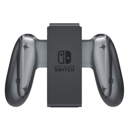 Adattatore per controller Nintendo Joy-Con - Consente la ricarica simultanea - Cavo USB-C incluso - Controller non inclusi - Nero e trasparente