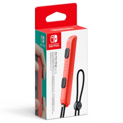 Laccetto Di Sicurezza Nintendo Switch Laccetto Joy Con Strap Neon Red 