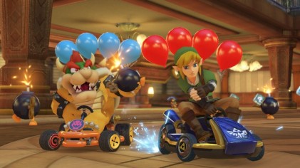Nintendo Mario Kart 8 Deluxe Tedesca, DUT, Inglese, ESP, Francese, ITA, Giapponese, Portoghese, Russo Nintendo Switch