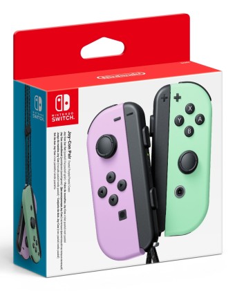 Nintendo Switch - Set da due Joy-Con Viola Pastello/Verde pastello