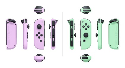 Nintendo Switch - Set da due Joy-Con Viola Pastello/Verde pastello