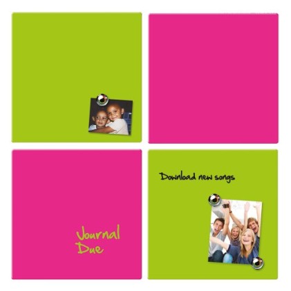 Rexel pannello magnetico rosa 360x360mm