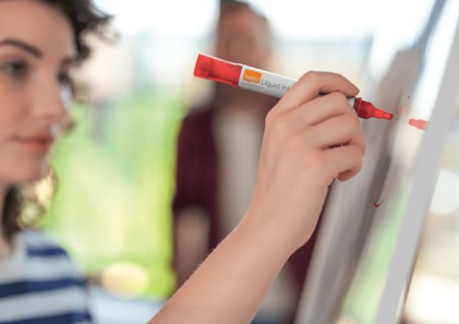 Nobo 1915379 evidenziatore 10 pz Tipo di punta Rosso