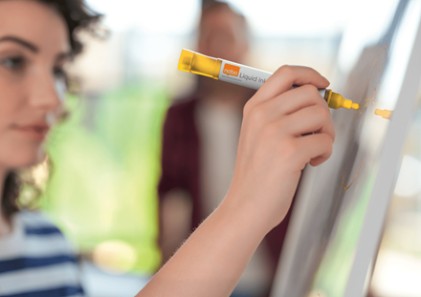 Nobo 1915381 evidenziatore 10 pz Punta del pennello Multicolore