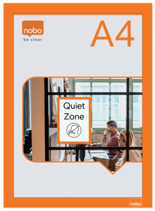 Nobo 1915695 cornice magnetica A4 Arancione