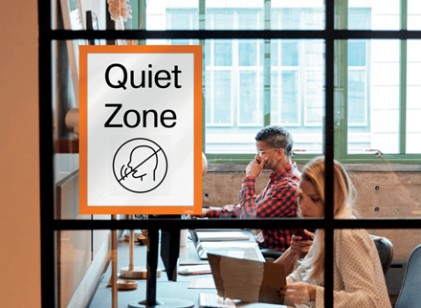 Nobo 1915695 cornice magnetica A4 Arancione