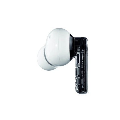 Nothing Ear Auricolare True Wireless Stereo (TWS) In-ear Musica e Chiamate USB tipo-C Bluetooth Trasparente, Bianco
