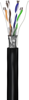 Cavo Solido Schermato F/Utp Per Reti Da Esterno Categoria 5E Cca Matassa Mt. 100