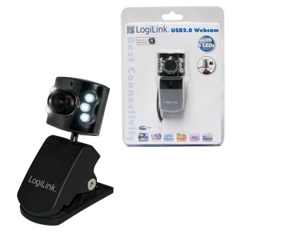 WEBCAM USB CON LED 640 X 480 - Bulk