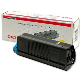 OKI C5100 C5200 C5300 C5400 toner cartridge yellow standard capacity 5.000 pages 1-pack