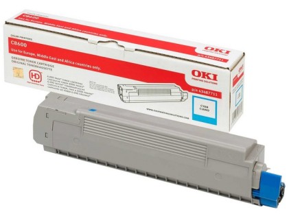 OKI C8600 C8800 toner cartridge cyan standard capacity 6.000 pages 1-pack