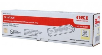 OKI 44059105 cartuccia toner 1 pz Originale Giallo
